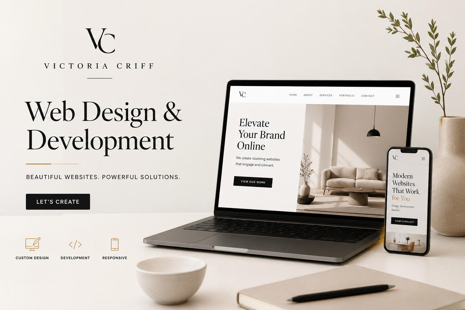 Web Design &amp; Development — Victoria Criff
